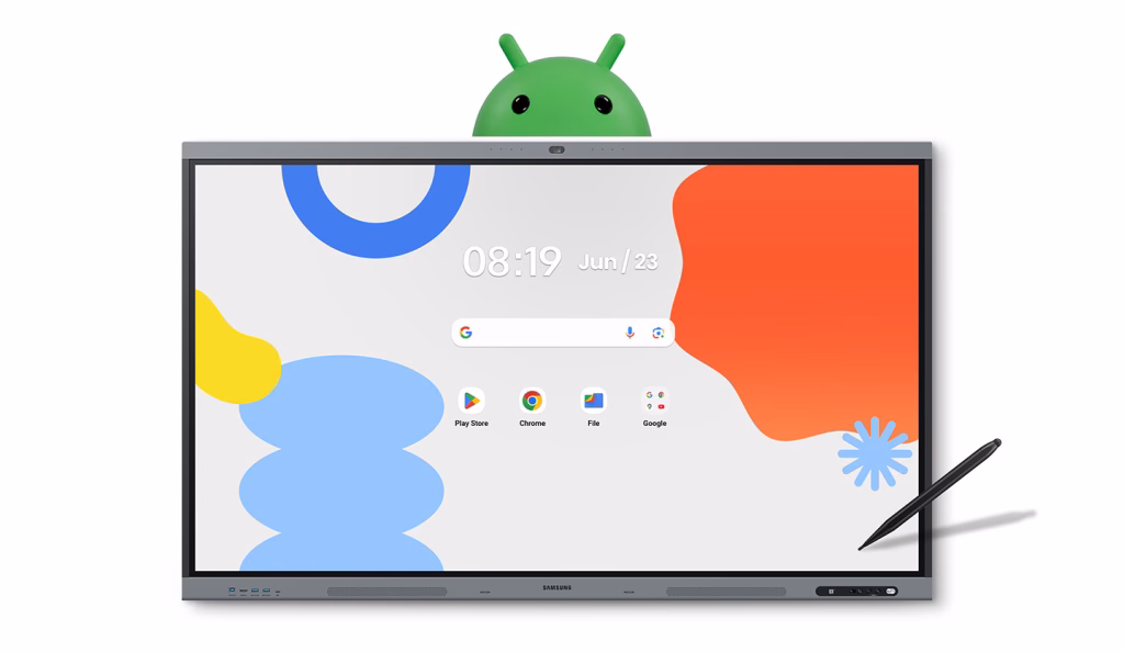 install google play di android interactive display