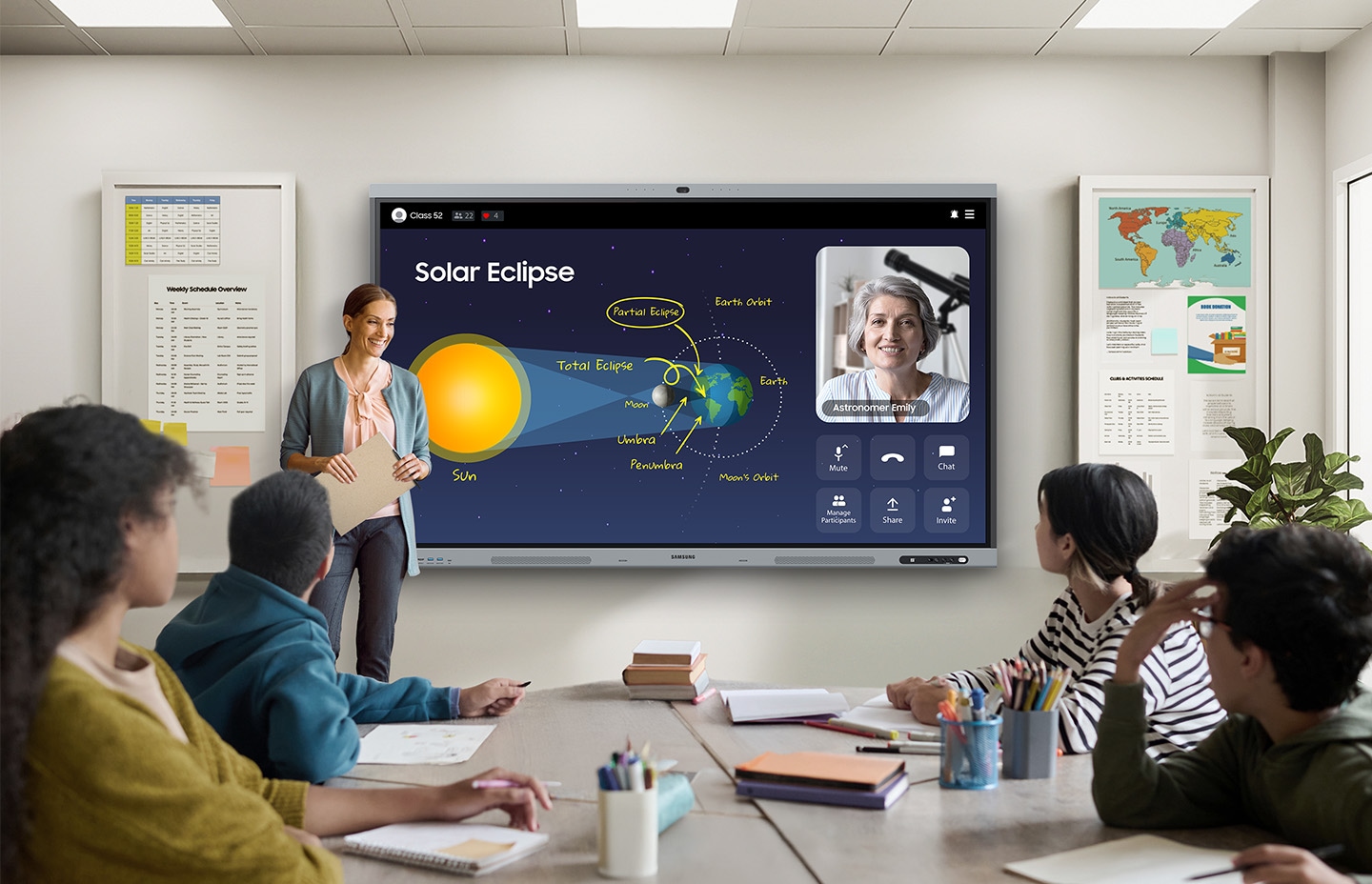 android interactive display untuk sekolah