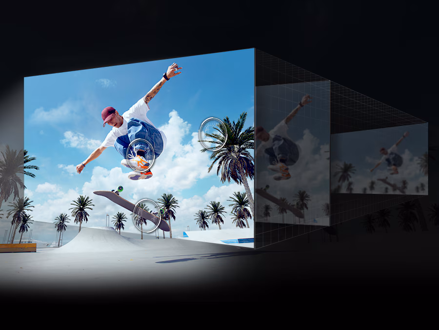 tampilan 4k di hotel tv samsung