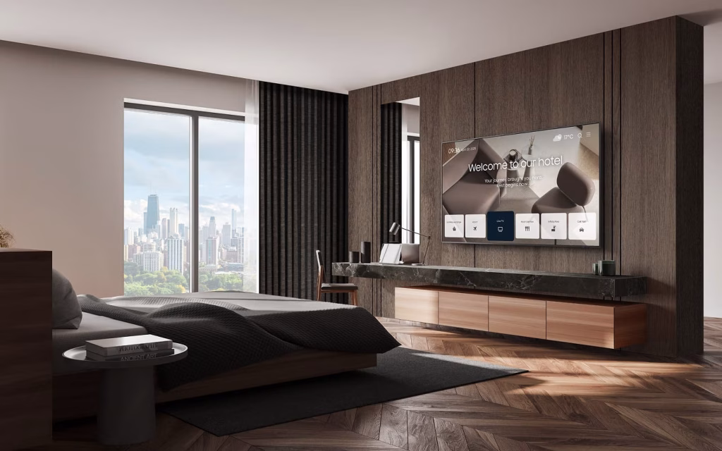 fitur greeting di hotel tv samsung