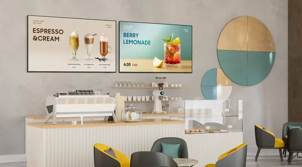 signage tv samsung bisa promosiin produk